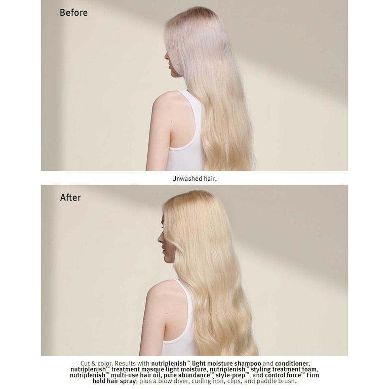 nutriplenish™ styling treatment foam, Model