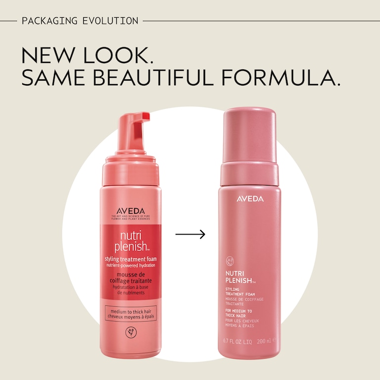 nutriplenish™ schiuma per trattamento di styling.