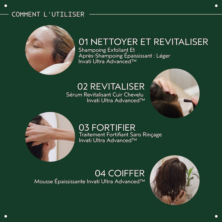 invati ultra advanced™ après-shampooing épaississant - riche
