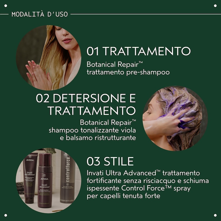 botanical repair™ purple toning shampoo