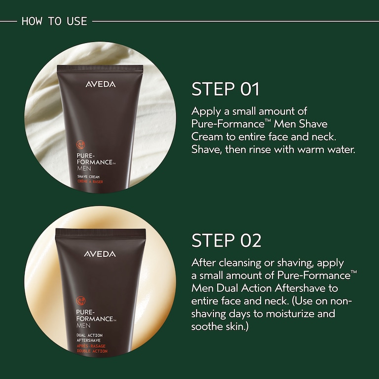 Pure-Formance™ Men aftershave de doble acción