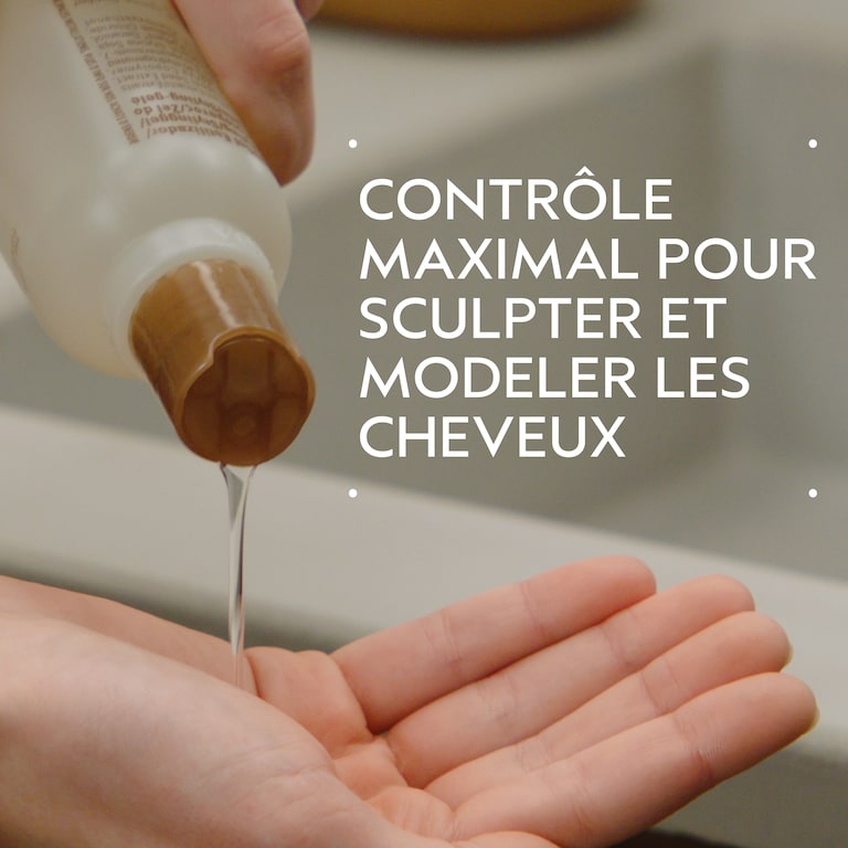 gel sculptant tenue ferme aux graines de lin et à l’aloe vera