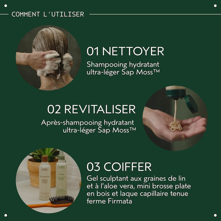 gel sculptant tenue ferme aux graines de lin et à l’aloe vera