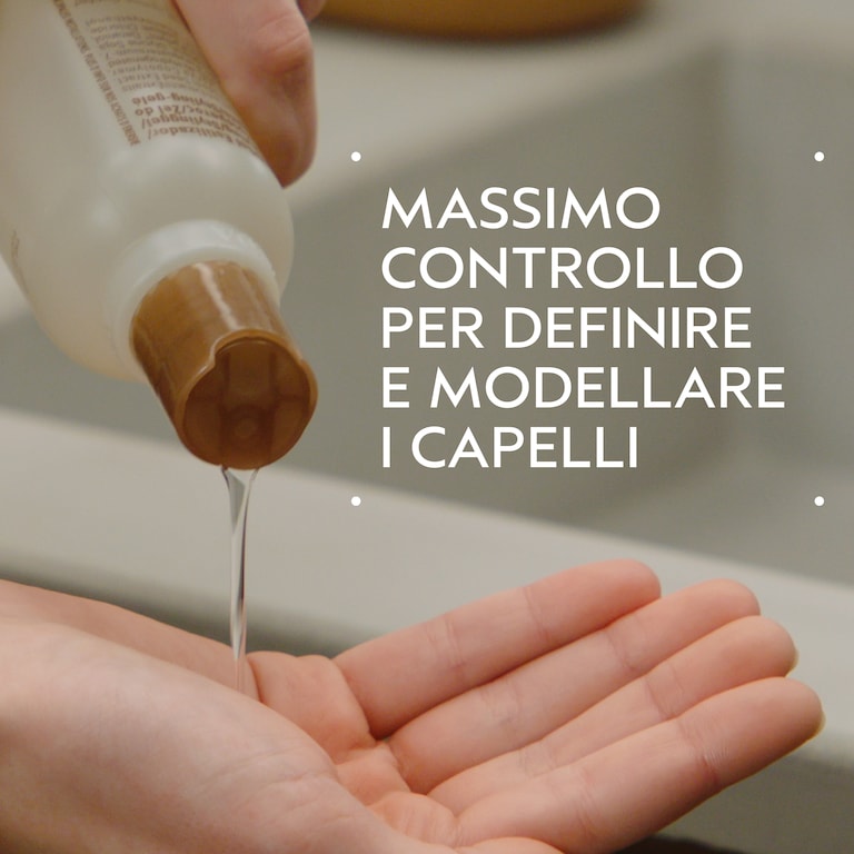 gel modellante tenuta forte ai semi di lino e aloe