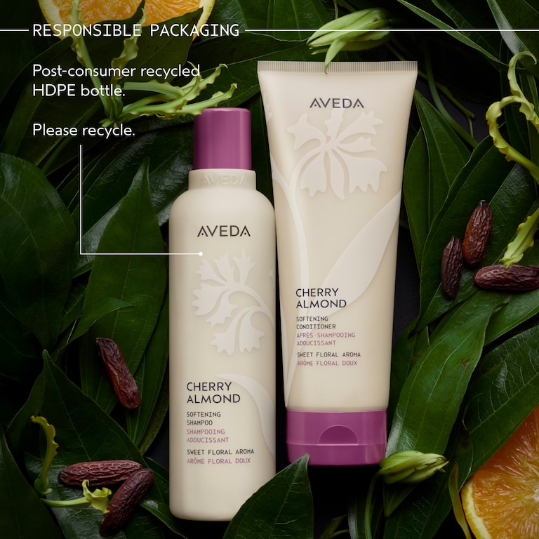 cherry almond champú suavizante