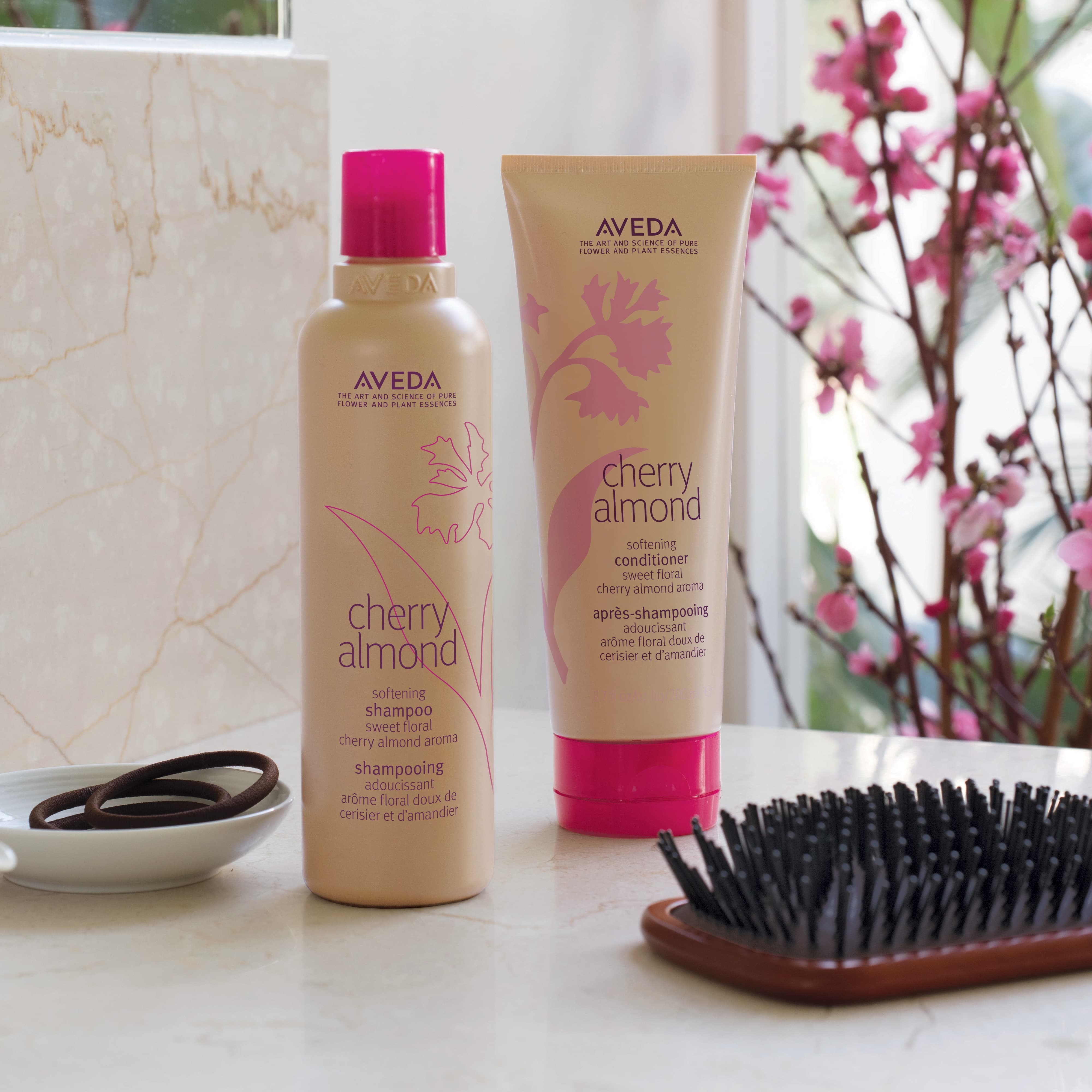 Buying Aveda cherry almond shampoo liter