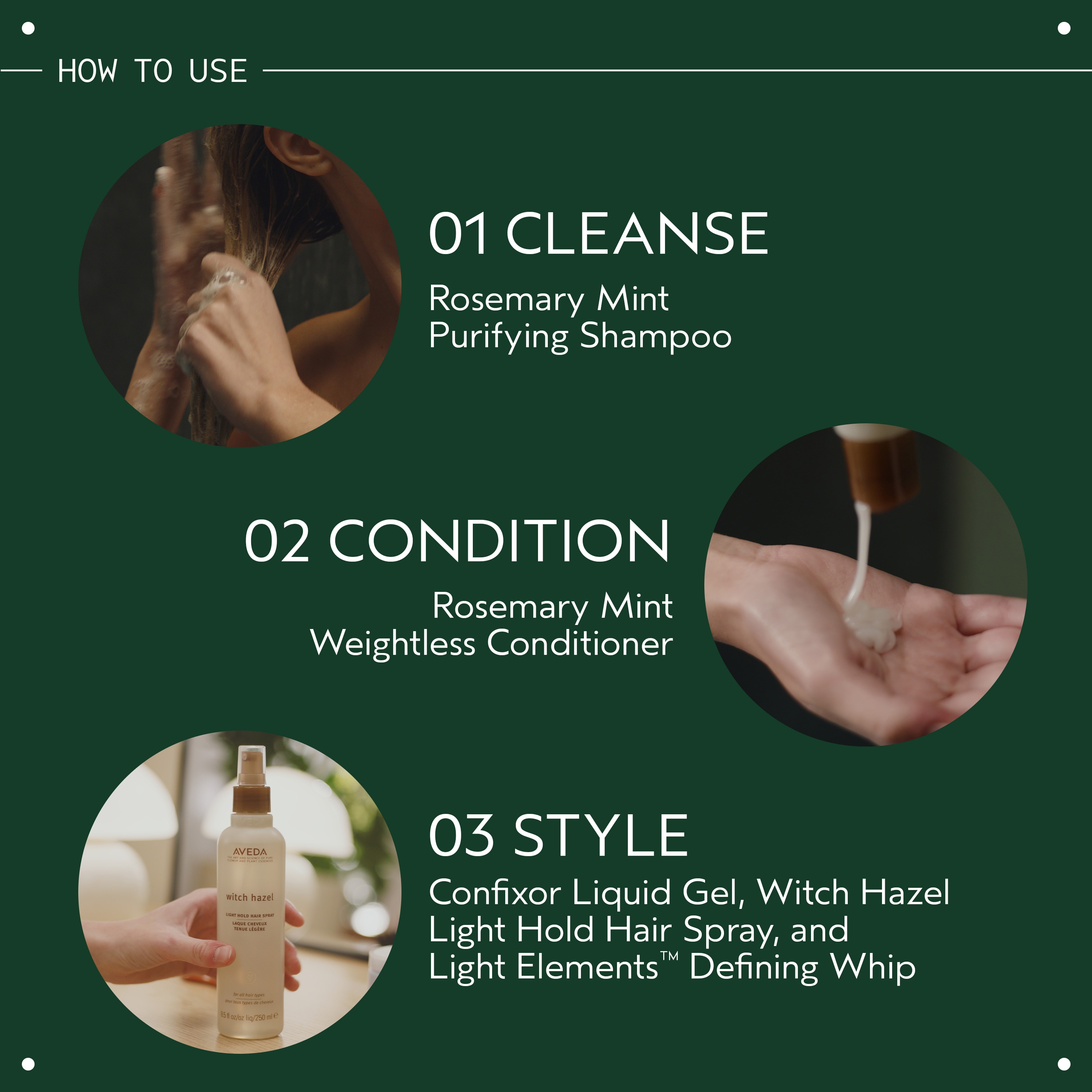 rosemary mint purifying shampoo | Aveda