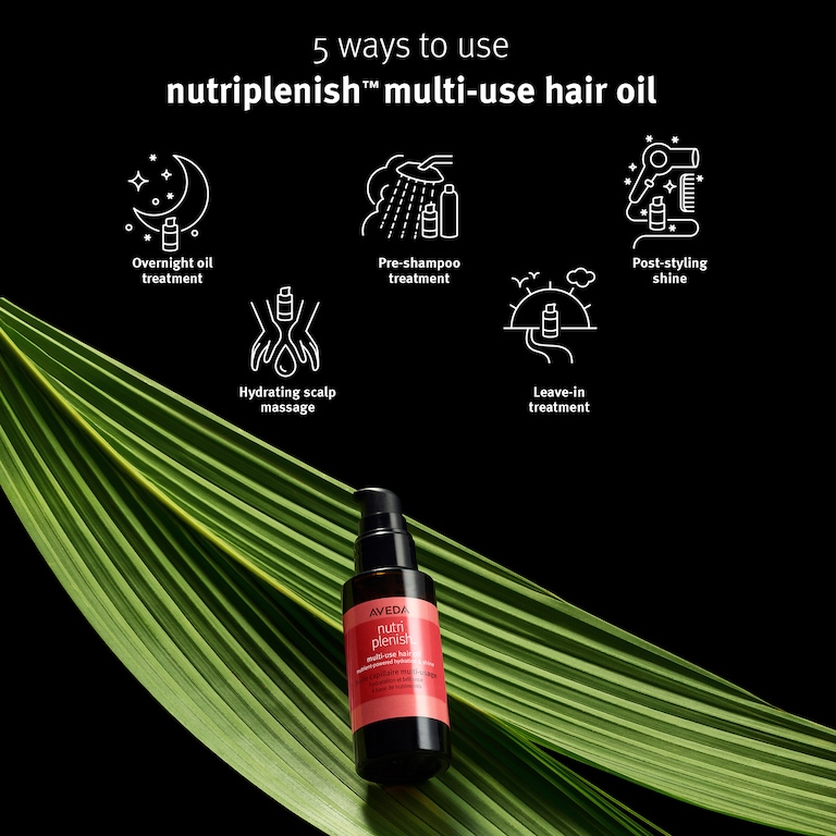 nutriplenish&trade; multi-use hair oil