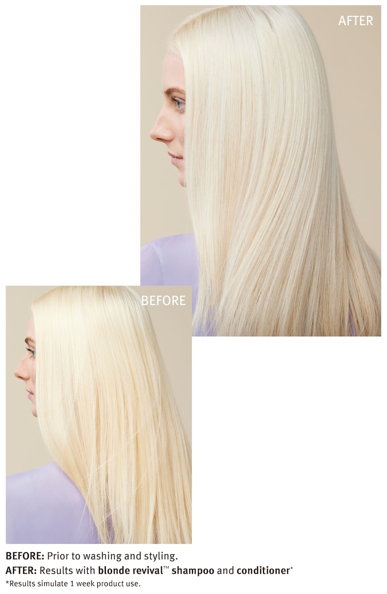 blonde revival&trade; shampoo tonificante viola, Model