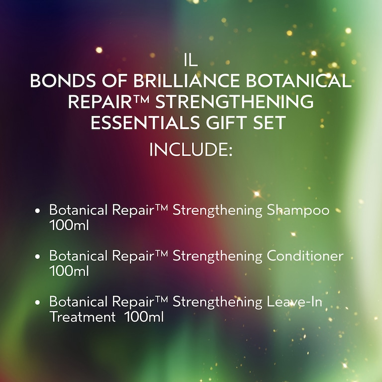 Set regalo Bonds of Brilliance Botanical Repair™ in edizione limitata di prodotti essenziali rinforzanti