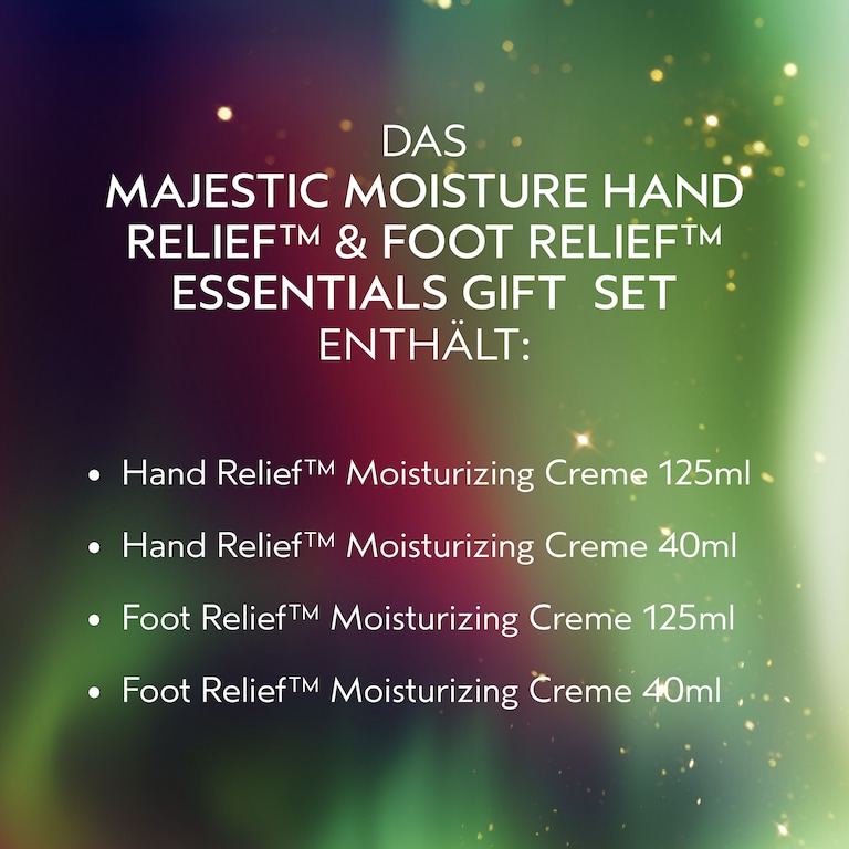 Limited Edition Majestic Moisture Hand Relief™ & Foot Relief™ Essentials Gift Set, Alt