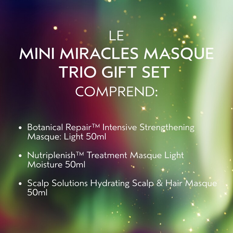 Coffret cadeau Trio de masques Mini Miracles édition limitée, Alt