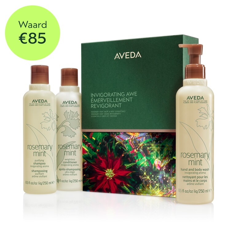 Limited-Edition Invigorating Awe Rosemary Mint Hair & Body Essentials Gift Set, Product Shot