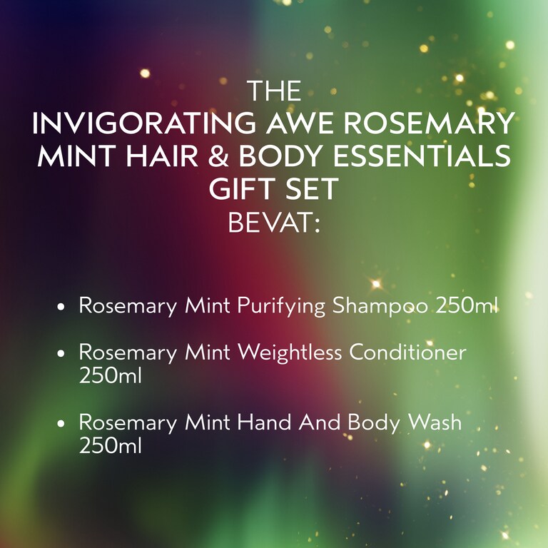 Limited-Edition Invigorating Awe Rosemary Mint Hair & Body Essentials Gift Set, Alt