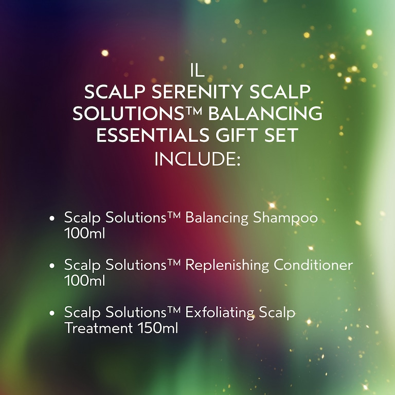 Set regalo Scalp Serenity Scalp Solutions™ in edizione limitata di prodotti essenziali riequilibranti, Alt
