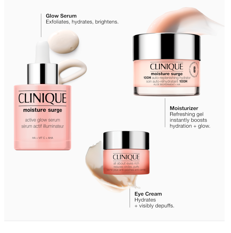 Bright Eyes + Glowy + Hydrated Skin Trio, Alt