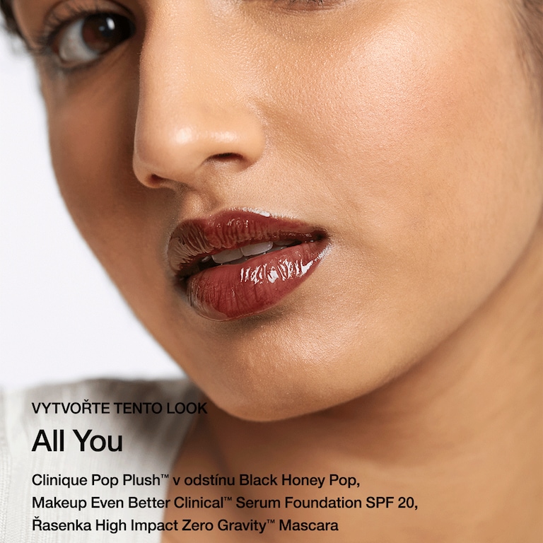 Clinique Pop Plush&trade; Creamy Lip Gloss, Model, Light Skin Tone