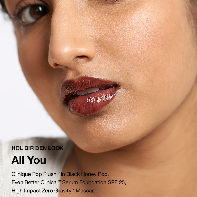 Clinique Pop Plush&trade; Creamy Lip Gloss, Model, Medium Skin Tone