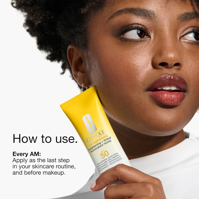 UV Solutions Éclat + Écran solaire teinté SPF 50/PA+++