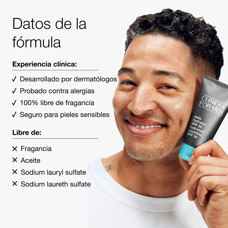 Clinique For Men™ Hidratante diaria FPS 50