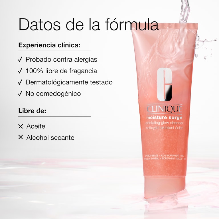 Moisture Surge™ Limpiador exfoliante para una luminosidad radiante