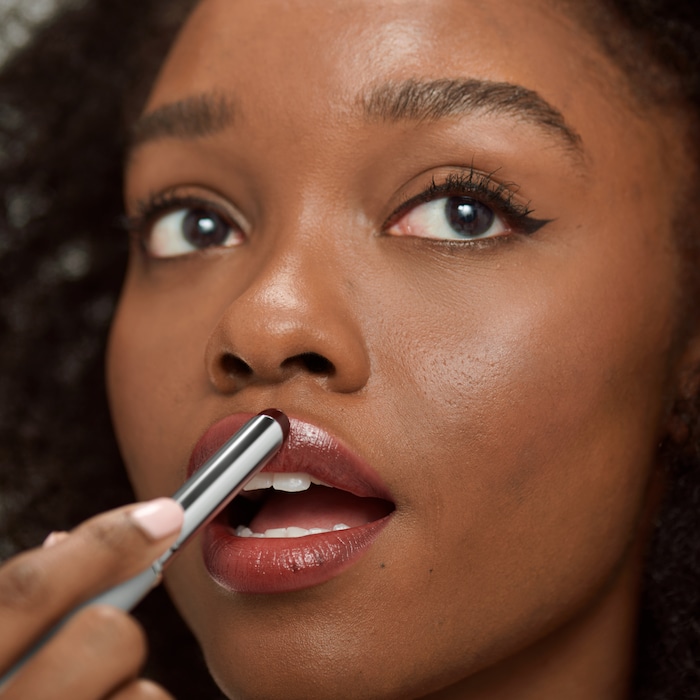 Almost Lipstick in Black Honey, Pink Honey and Nude Honey, 1.9 g, Black Honey, Model