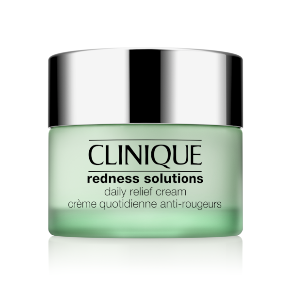 Redness Solutions Daily Relief Cream With Microbiome Technology, Die extra sanfte, feuchtigkeitsspendende Creme beruhigt und lindert sichtbare Rötungen und Flecken. Geeignet für Haut mit Rosazea.