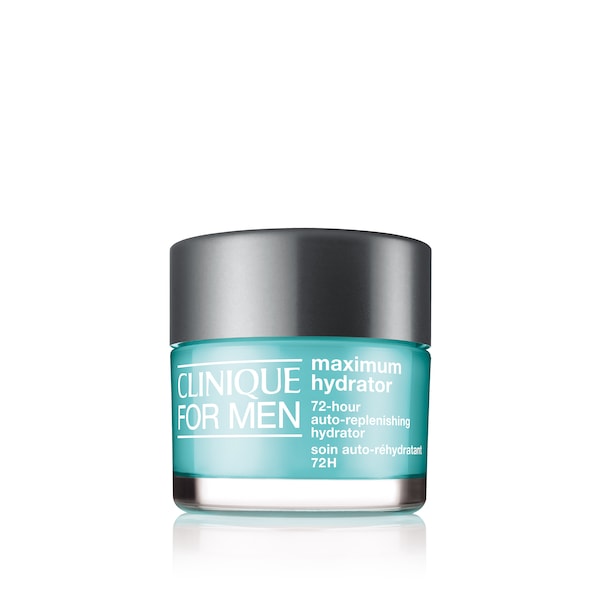 Clinique For Men™ Maximum Hydrator 72-Hour Auto-Replenishing Hydrator, Deze verfrissende crème-gel levert onmiddellijk een hydratatieboost en hydrateert 72 uur lang.