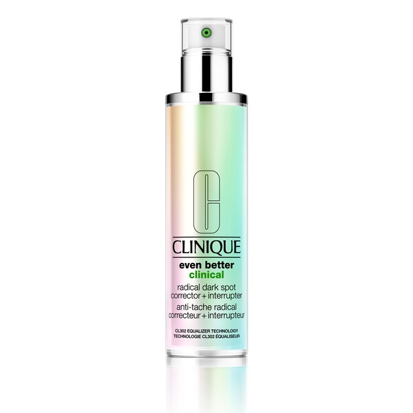 Even Better Clinical™ Radical Dark Spot Corrector + Interrupter, Das hochwirksame, aufhellende Serum gegen Hyperpigmentierung hilft, dunkle Flecken und einen ungleichmäßigen Hautton sichtbar zu verbessern. Erleben Sie eine sichtbare Reduzierung dunkler Flecken um 39% in 12 Wochen.\*