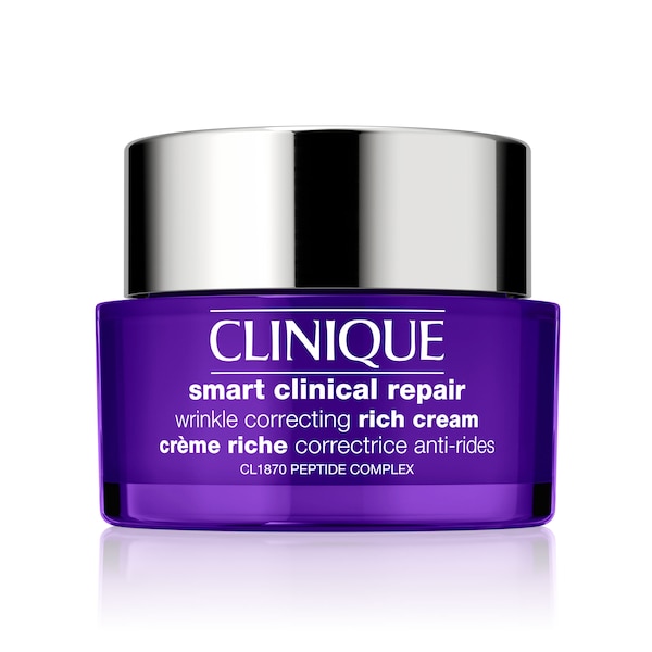 Clinique Smart Clinical Repair™ Wrinkle Correcting Rich Cream, Wrinkle-fighting cream helps strengthen and nourish for smoother, younger-looking skin.