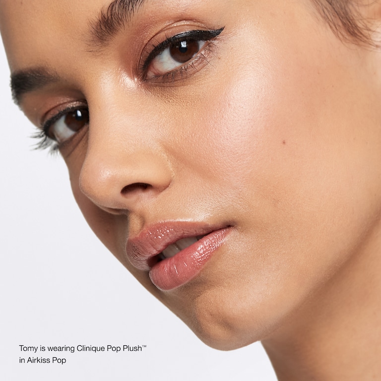 Clinique Pop Plush™ Creamy Lip Gloss, 3.4 ml, Airkiss Pop, Model, medium