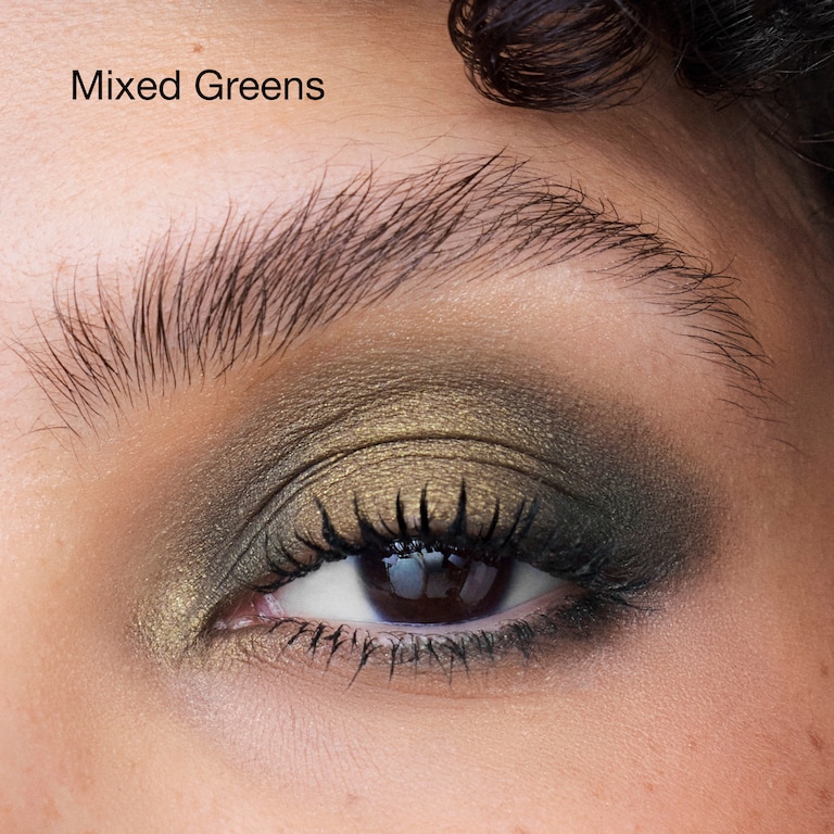 High Impact&trade; Shadow + Definer, Mixed Greens, 1.9g, Model, Medium Skin Tone