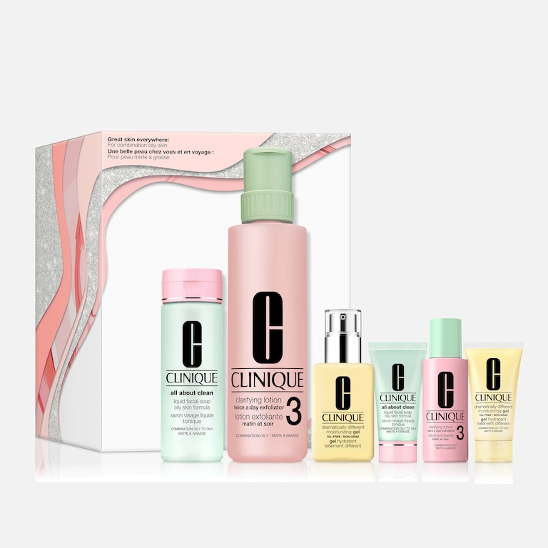 Great Skin Everywhere 3-Step Skincare Set For Oily Skin, Product Shot