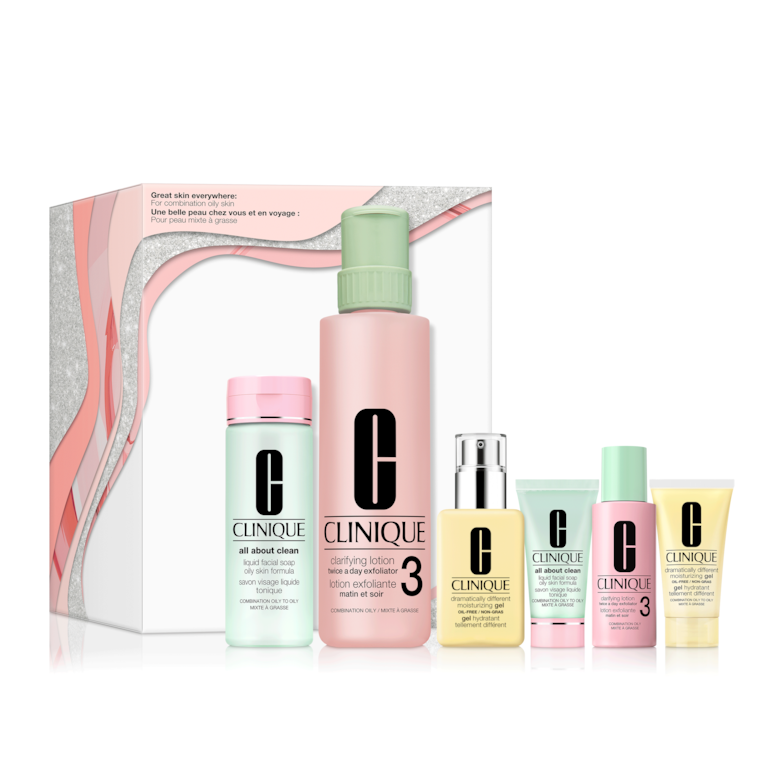 Great Skin Everywhere 3-Step Skincare Set For Oily Skin, Product Shot