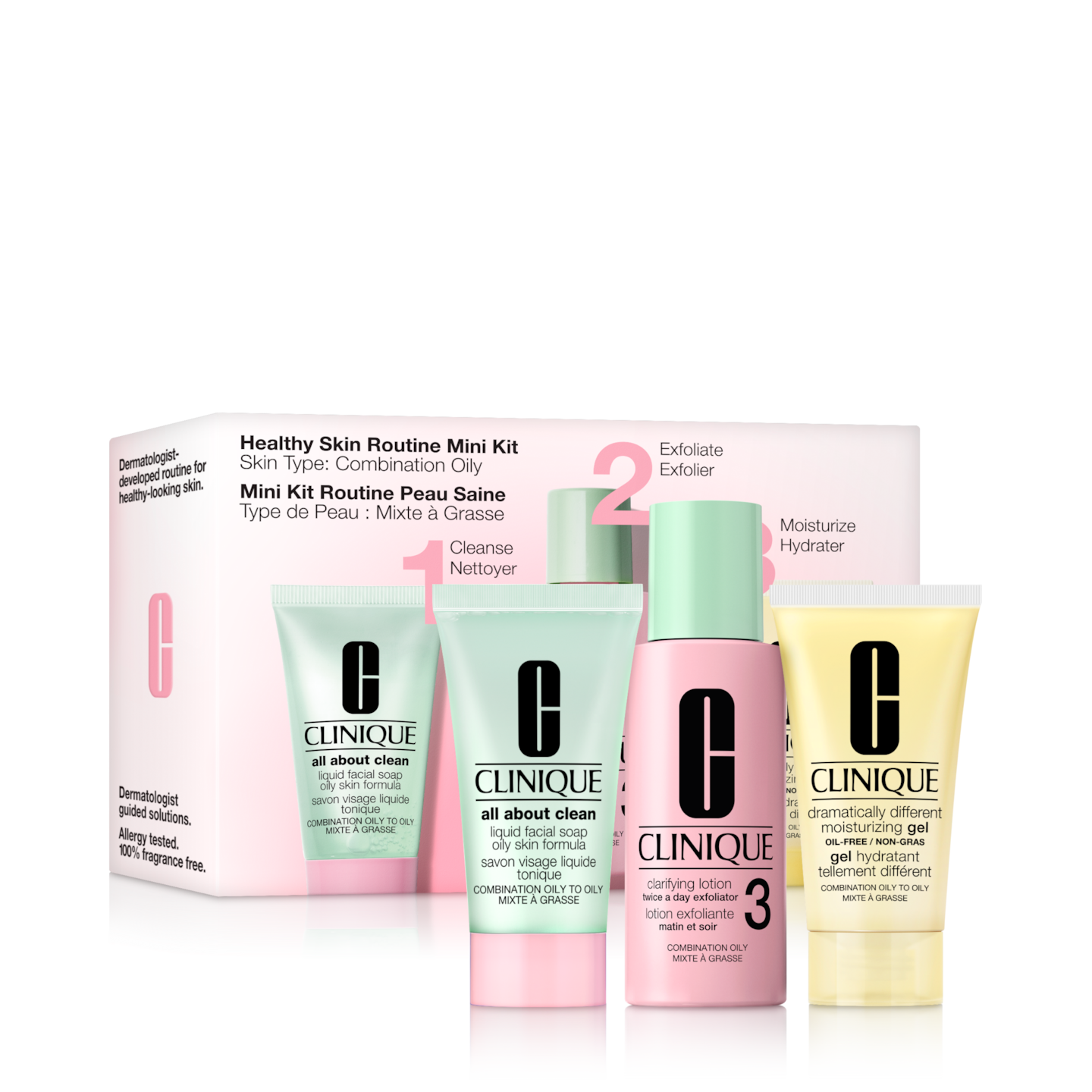 Healthy Skin Routine Mini 3 Step Kit For Combination Oily Skin Clinique healthy-skin-routine-mini-3-step-kit-for-combination-oily-skin-clinique