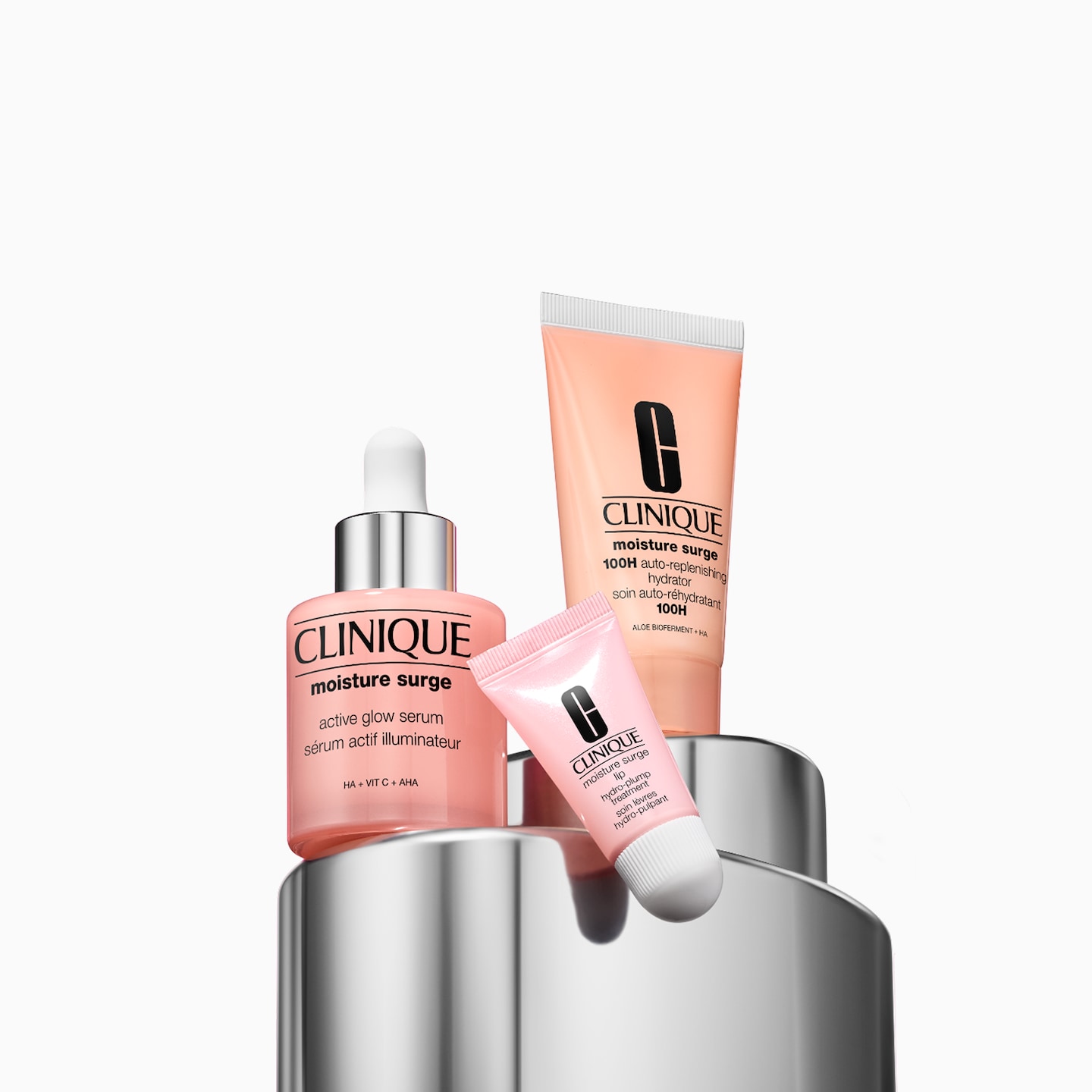 Clinique Moisture Surge トライアルセット Active Glow Kit: Moisture Surge Set | Clinique