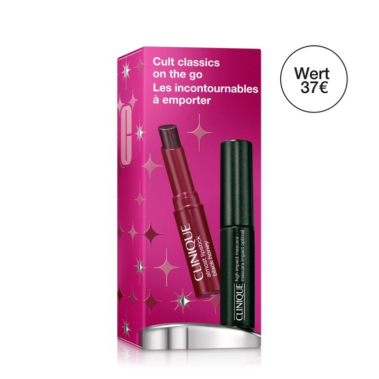 Cult Classics On The Go: High Impact Mascara + Black Honey Mini Set, Product Shot