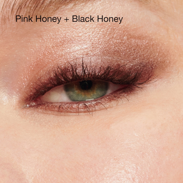 High Impact™ Shadow + Definer, 1.9 g, Black Honey + Pink Honey, Model, light