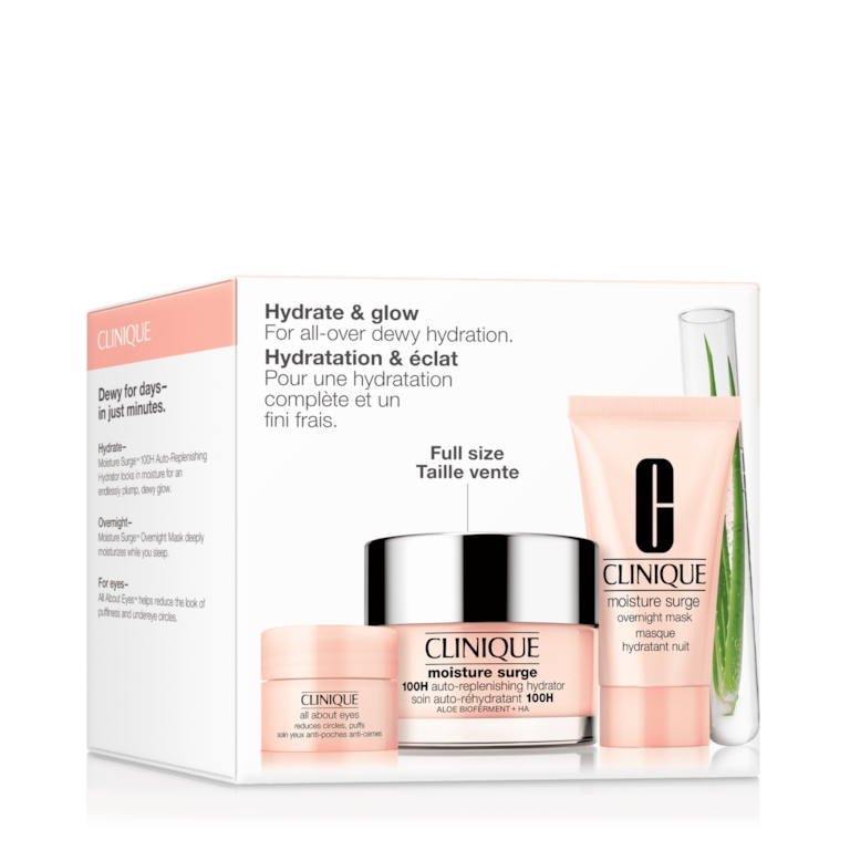 Hydrate + Glow: Moisture Surge Set For All-Over Dewy Hydration, Product Shot