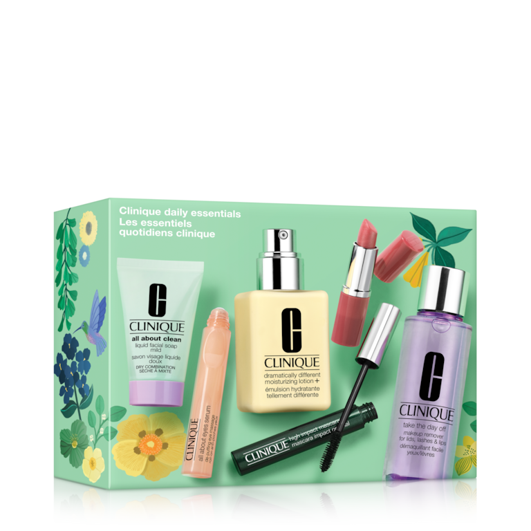 Clinique Daily Essentials Skincare + Makeup Set, Product Shot