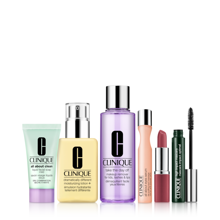 Clinique Daily Essentials Skincare + Makeup Set, Product Shot