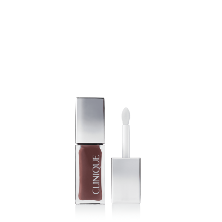 Clinique Pop™ Lip + Cheek Oil in Black Honey, Pink Honey and Nude Honey, 7.0 ml, Nude Honey, Product Shot