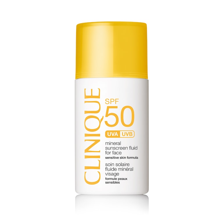 SPF 50 Mineral Sunscreen Fluid For Face, 30ml, Product Shot