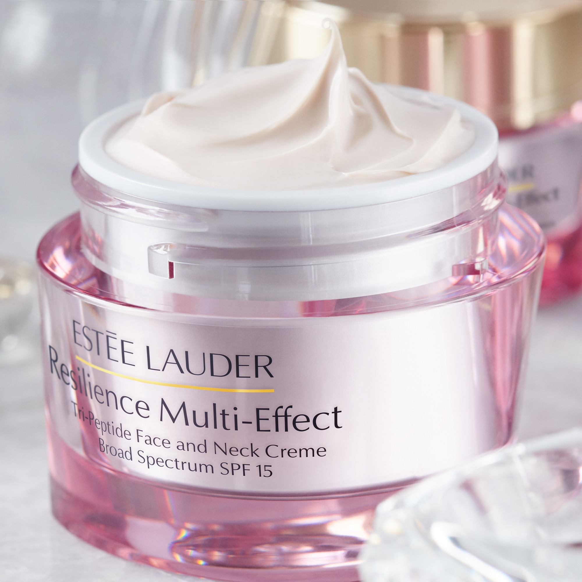 ESTÉE LAUDER Resilience Multi-Effect 3点 Resilience Multi-Effect Tri-Peptide Face and Neck Moisturizer SPF