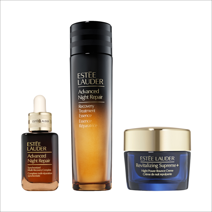 Night Repair Ritual Set: Advanced Night Repair Essence, Iconic Serum a Revitalizing Supreme+ Night Creme, Product Shot