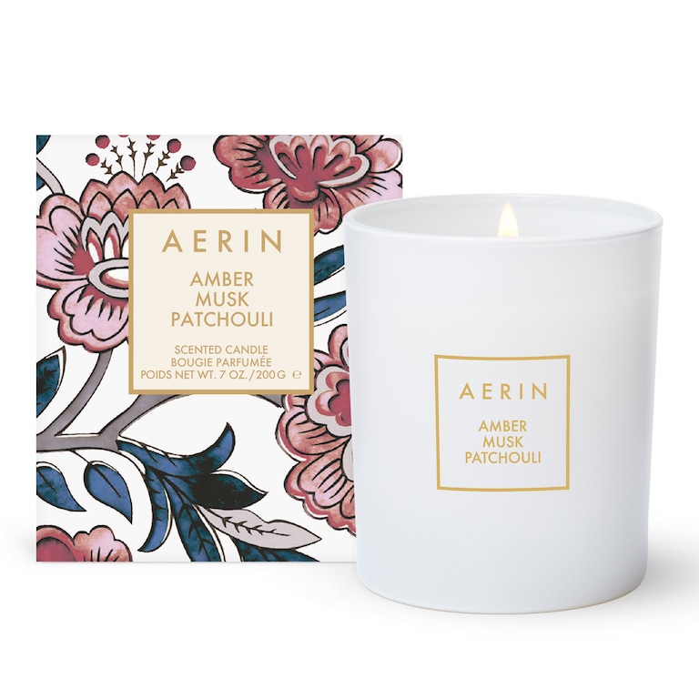 AERIN Amber Musk Patchouli Scented Candle, 200g, Product Shot