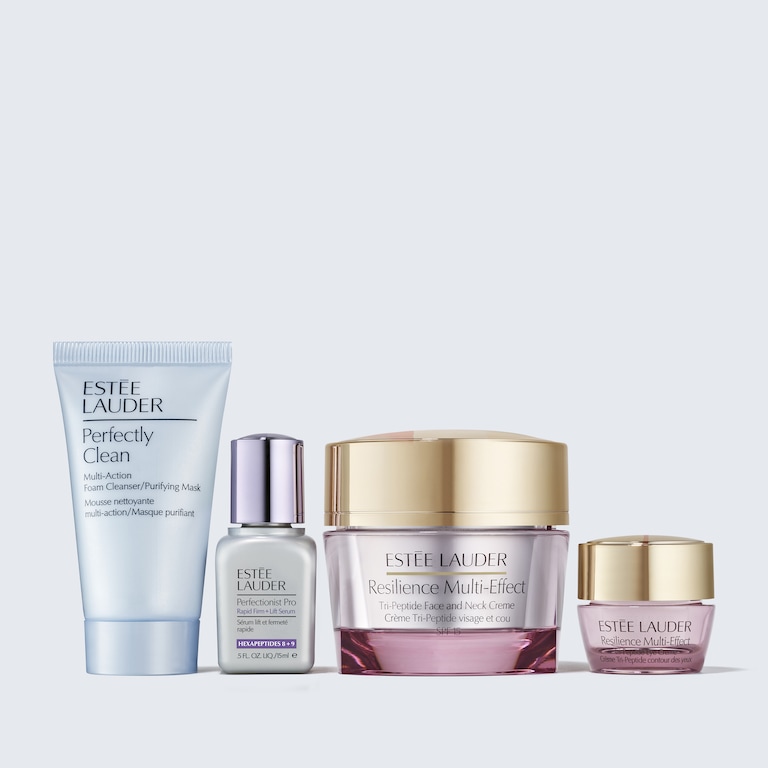 Resilience Moisturizer Holiday Skincare Set The Radiance Routine, Product Shot