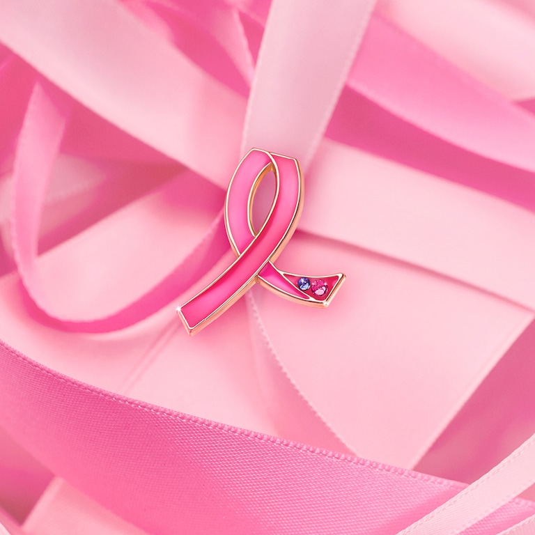 Pink Ribbon Pin, Alt