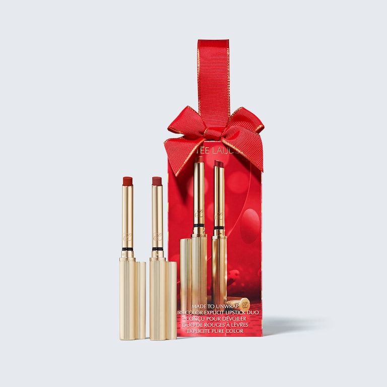 Pure Color Explicit Coffret cadeau de maquillage pour les fêtes Duo de rouges à lèvres, Product Shot
