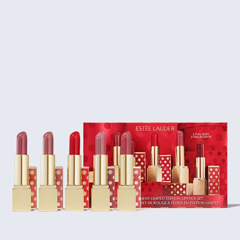 Unwrap The Moment Lipstick Set Holiday Makeup Gift Set, Product Shot